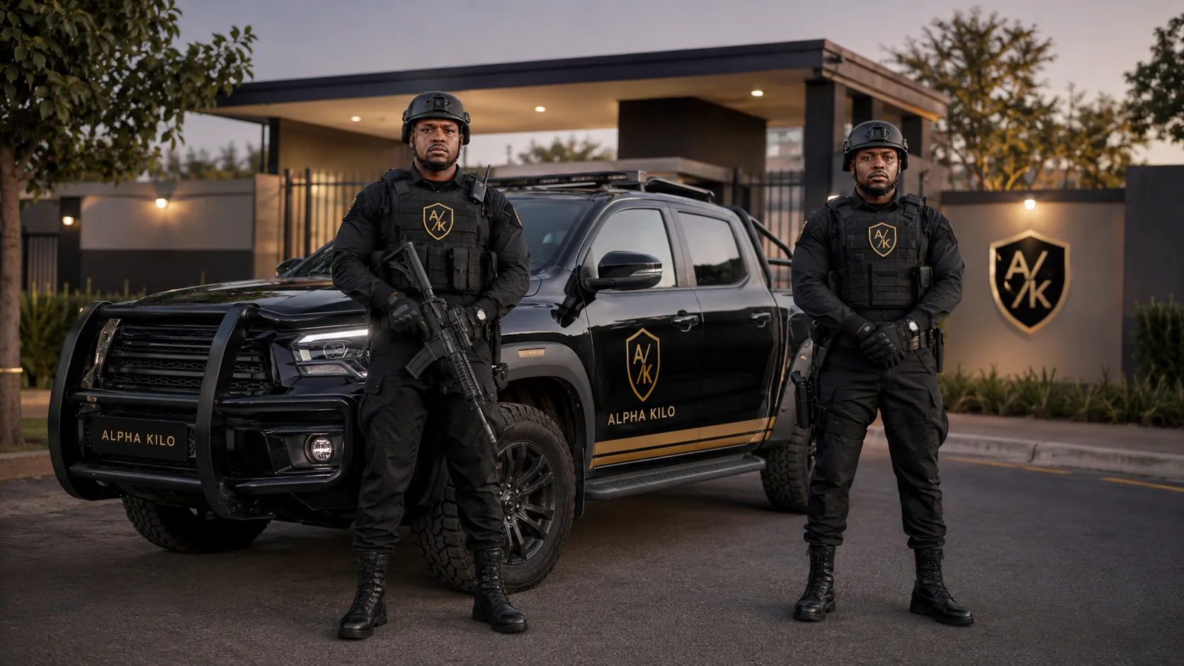 Visible deterrence with response vehicle